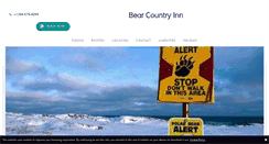Desktop Screenshot of bearcountryinn.com